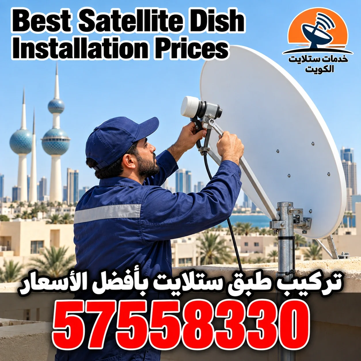 تركيب طبق ستلايت بأفضل الأسعار