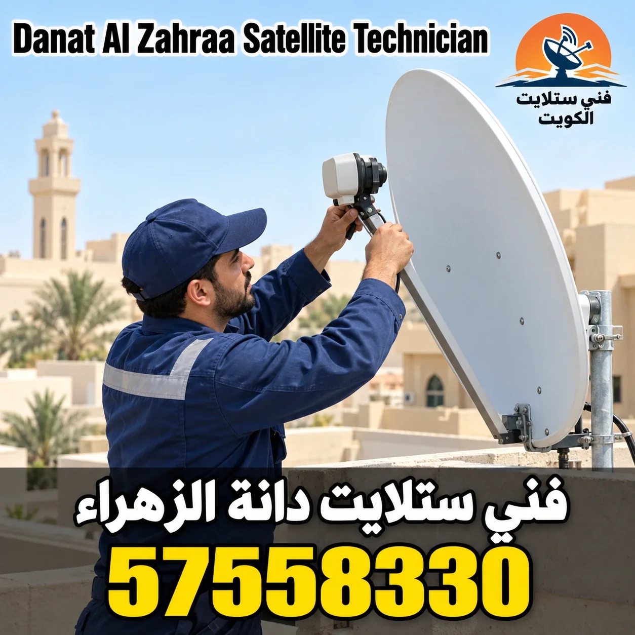 فني ستلايت دانة الزهراء